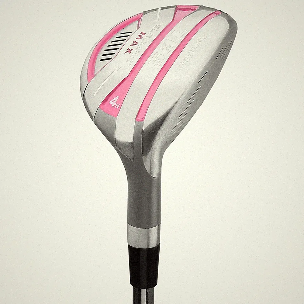 PowerBilt Golf Clubs Women's TPS Blackout Max Hybrid Rescue Club, NEW