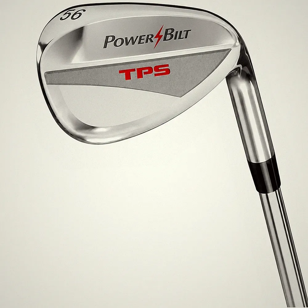 PowerBilt Golf Men's Chrome TPS Classic Wedge, (LW) 64*/9* Lob Wedge