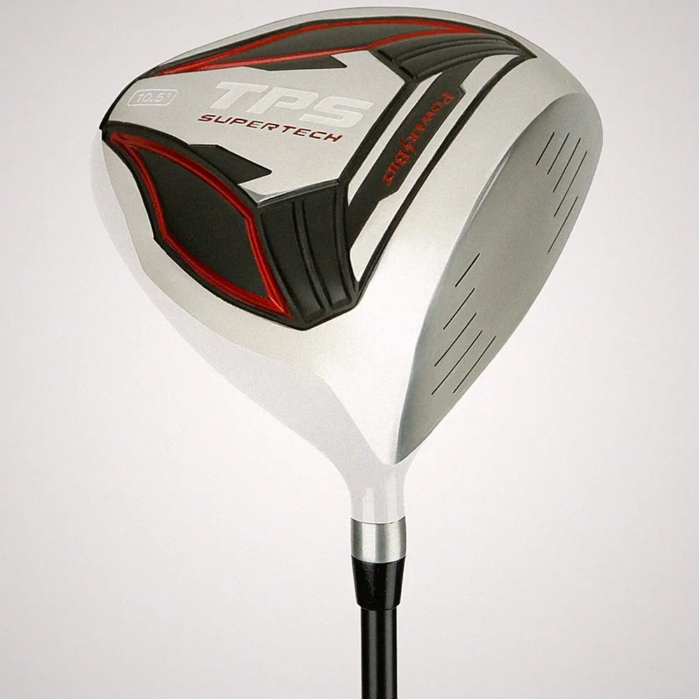 Powerbilt Golf Men's TPS Supertech 460cc White/Red Driver, NEW