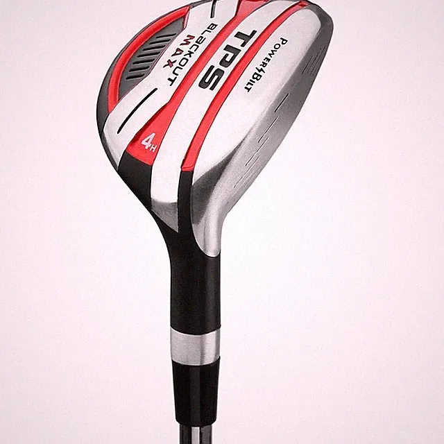 Powerbilt Golf TPS Blackout Max 2025 Hybrid - #4 Hybrid / 22° Loft Regular Flex