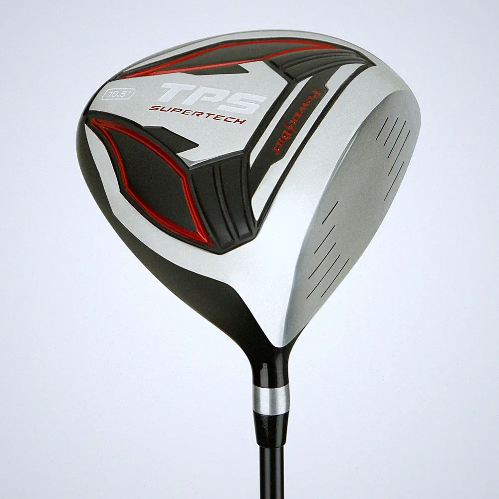 Powerbilt Golf TPS Supertech Black/Red 10.5º OFFSET Driver 45"- Right Hand -NEW!