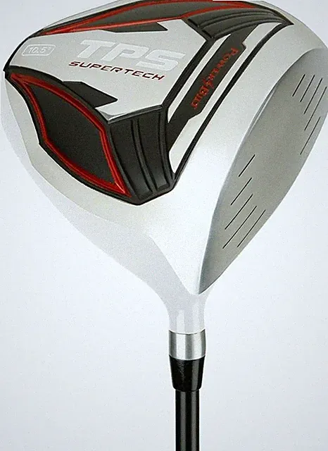 Powerbilt Golf TPS Supertech White/Red Driver RH/LH