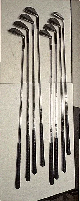 Powerbilt Grand Slam Men's RH set of 8 Irons Gold Clubs