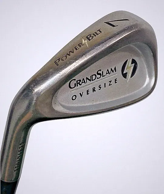 PowerBilt Grand Slam Oversize 7 Iron LH Regular Flex Steel 36.5" Good Grip LEFTY