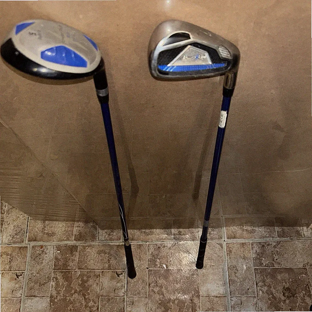 PowerBilt Hybrid + Iron Golf Clubs RH Graphite Shaft Beginner Friendly Used