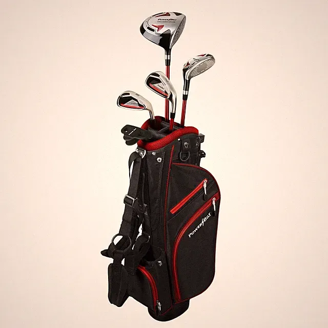 PowerBilt Junior Boys Red Series Complete Golf Club Set