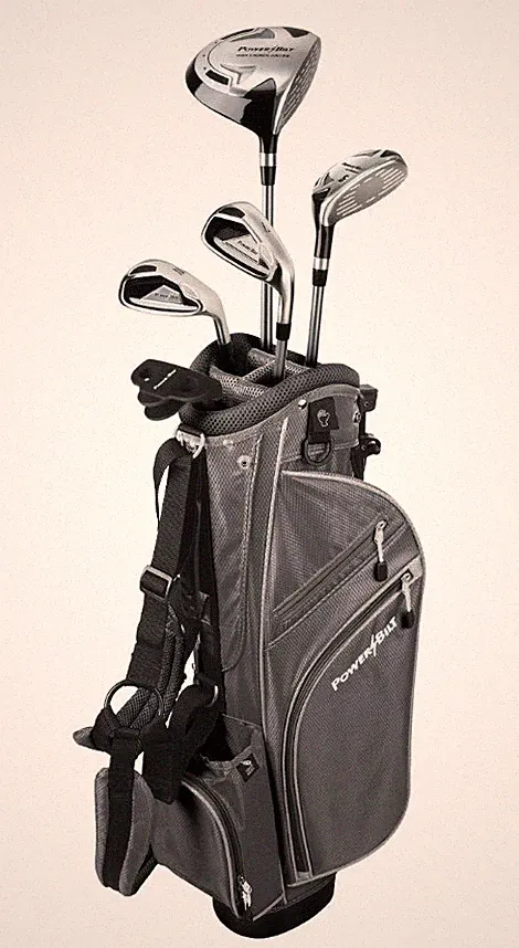 PowerBilt Junior Boys' Ages 9-12 Silver Series Complete Golf Club Set