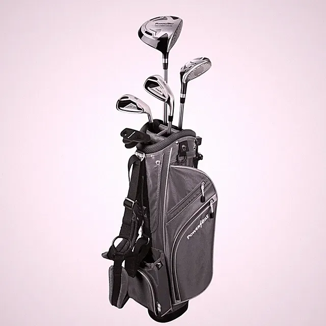 PowerBilt Junior Boys' Silver Series Ages 9-12 RH Golf Club Set New!