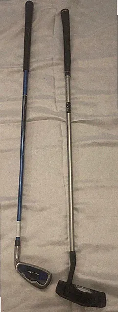 PowerBilt Junior Child’s RH Putter & 9 iron 30.5” long