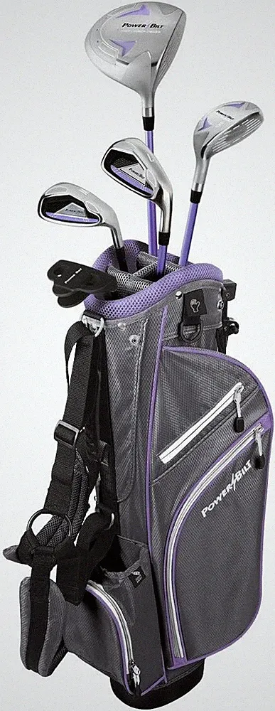 PowerBilt Junior Girls Golf Set Ages 9-12 Lavender Series RH 8 Pcs Complete Club