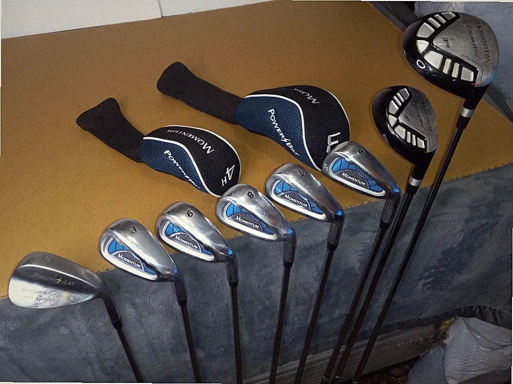 Powerbilt Momentum Partial Set Opti Flex Steel Shafts Right-Handed *READ INFO*