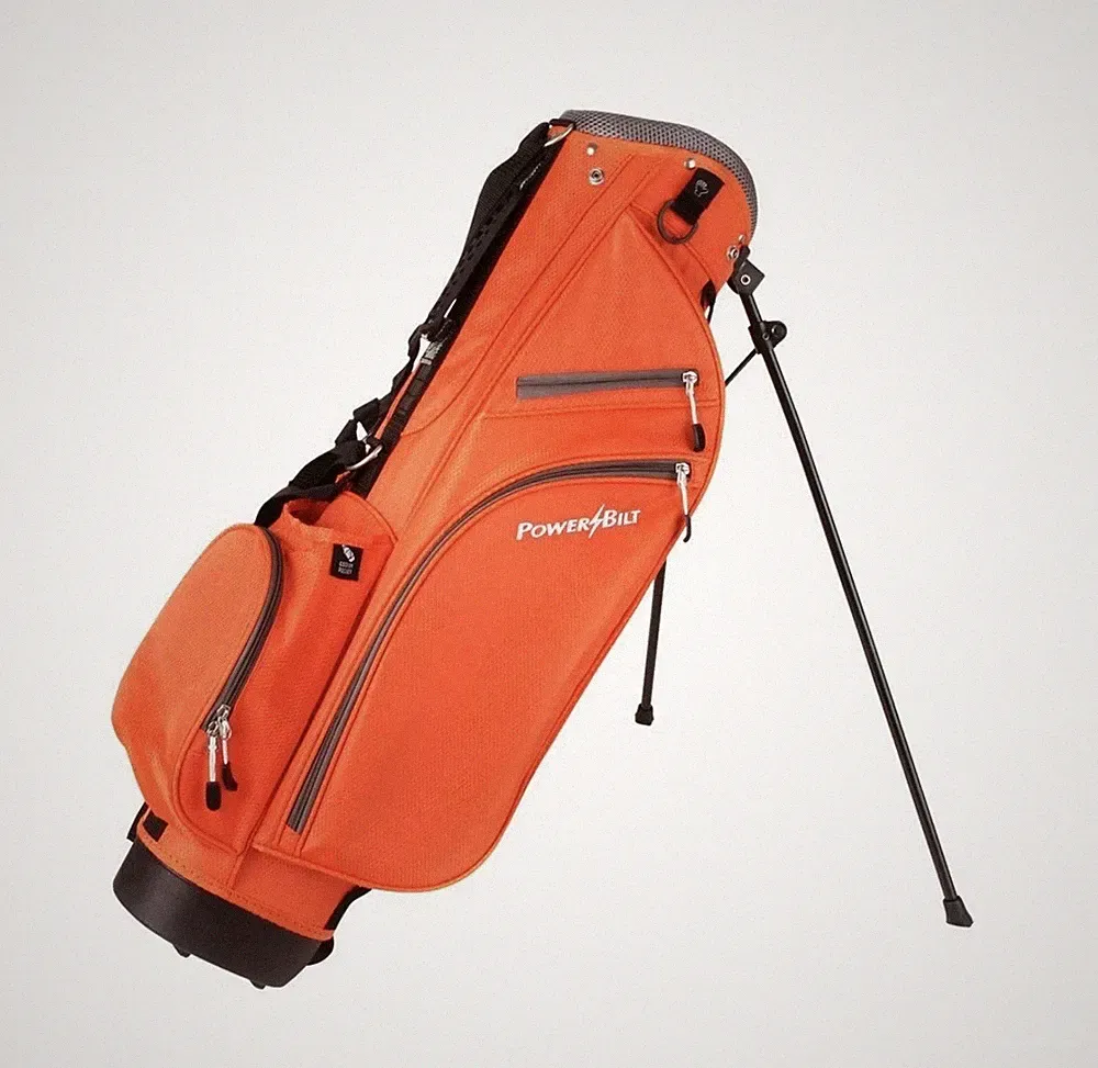 PowerBilt Orange Series Junior Golf Wedge Putter Bag ( Only Bag With Two Gloves)