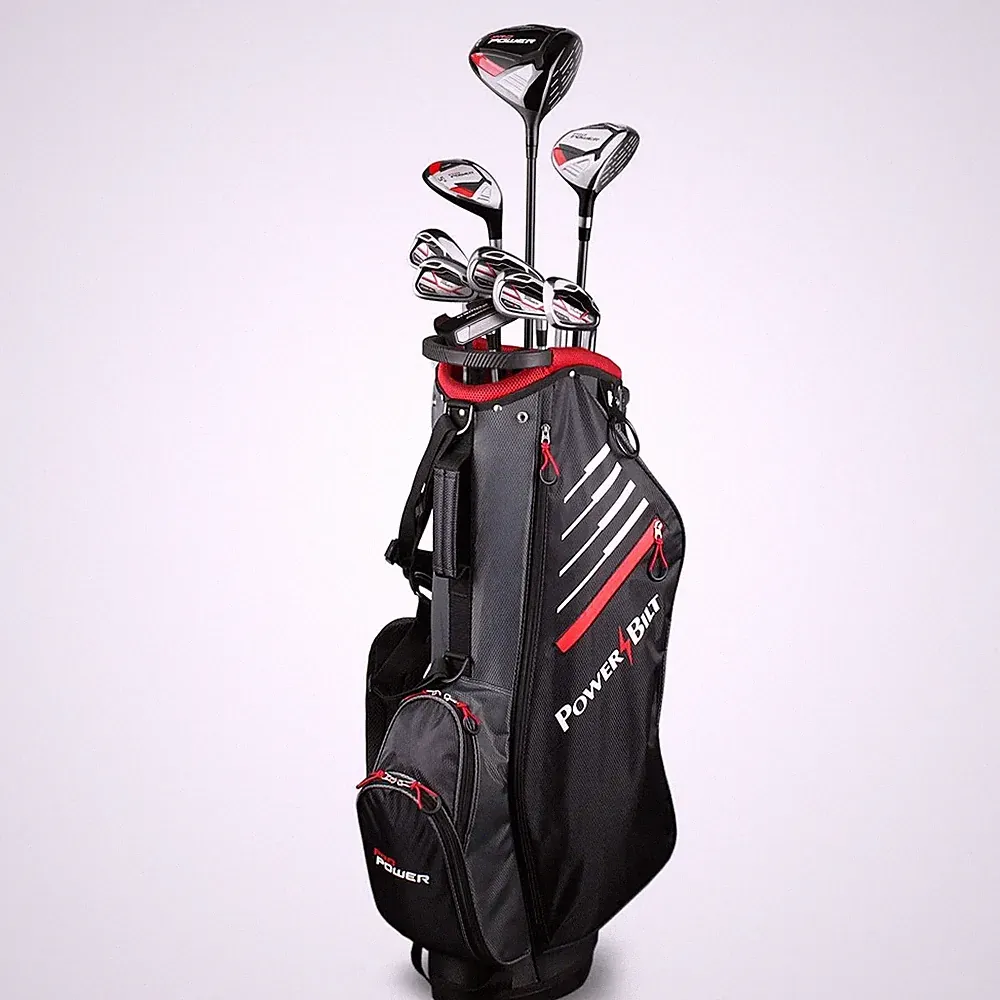 Powerbilt Pro Power Men's Package Golf Set - (Standard and Tall +1" ) -RH/LH