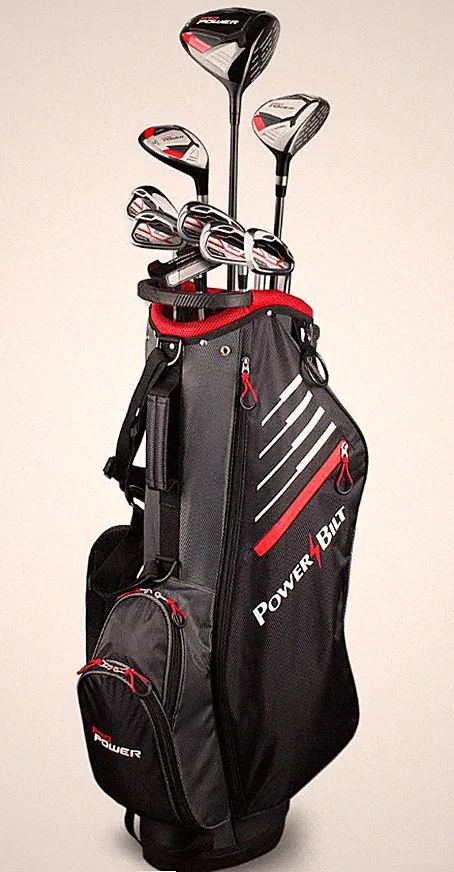 Powerbilt Pro Power Men's Package Golf Set - (Standard or Tall +1" ) -RH or LH