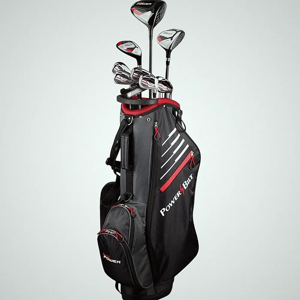 Powerbilt Pro Power Men's Tall +1 Package Golf Club Complete Set Right Handed