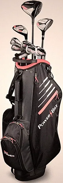 Powerbilt Pro Power Women's Complete Golf Club Set- Std, Tall, or Petite - LH/RH