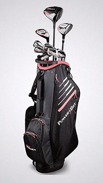 Powerbilt Pro Power Women's Complete Golf Club Set- Std, Tall, or Petite - LH/RH