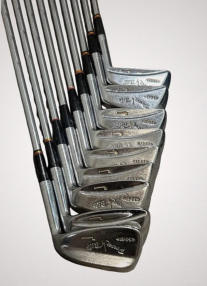 Powerbilt Scotch Blade Iron Set 2-10 Right Handed Steel Shaft Stiff Flex FAIR