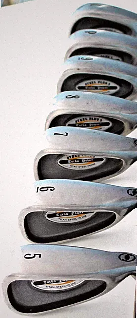 PowerBilt Speed Plus 3 Iron Set 5-9 PW LW Steel Stiff Right Handed #3020