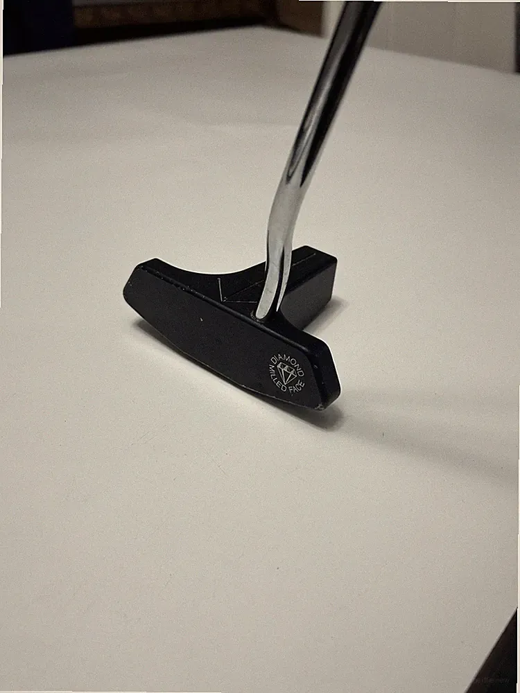 PowerBilt TPS 360 Putter 34” RH Steel Diamond Milled Face Golf Club Used
