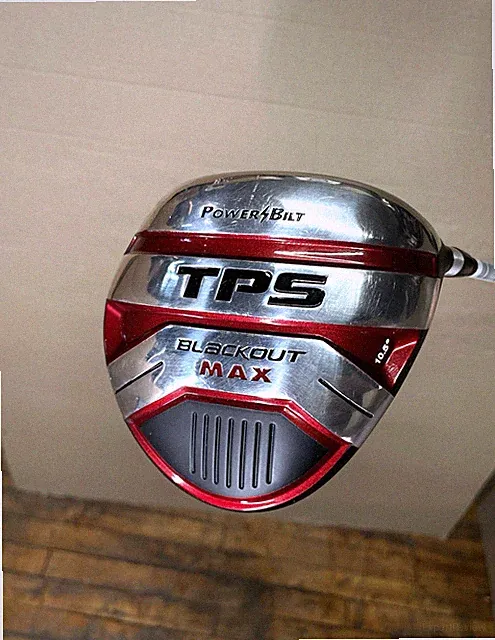 Powerbilt TPS Blackout Max Driver 10.5 Degree Graphite Reg Flex 45" Golf Club
