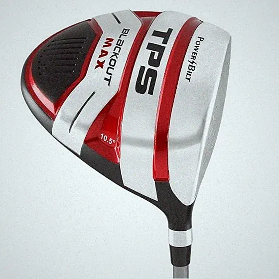 Powerbilt TPS Blackout Max Driver 10.5° Men’s RH/LH Graphite Shaft w/Headcover