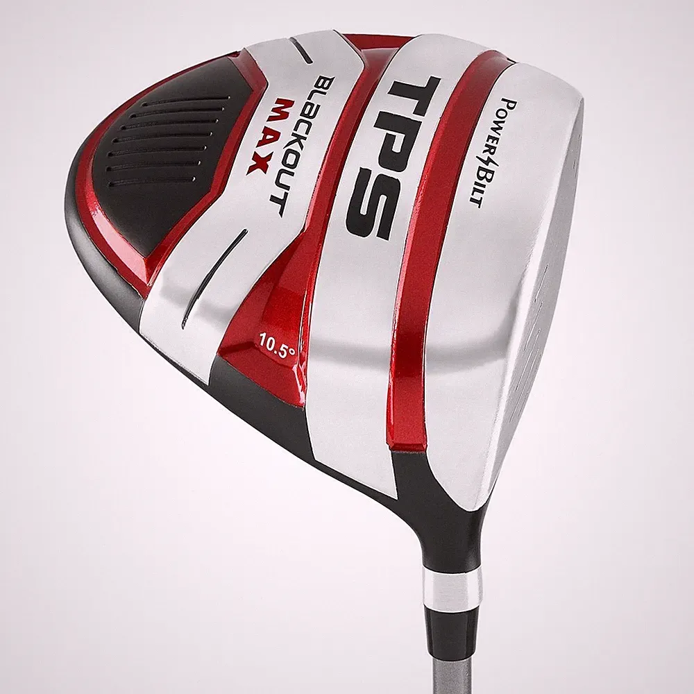 PowerBilt TPS Blackout Max Driver 10.5° RH 460cc Graphite Black Red Golf Club