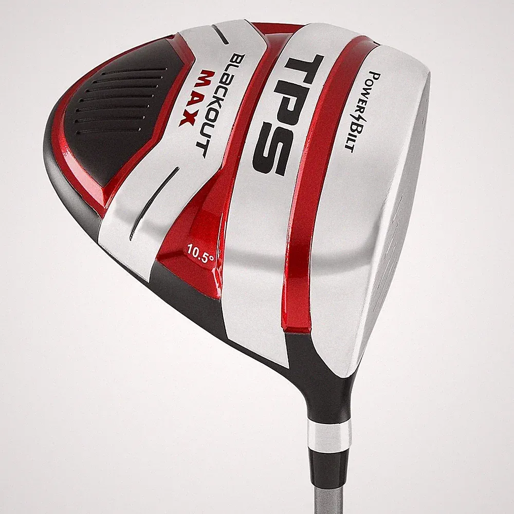 Powerbilt TPS Blackout Max Driver (Black/Red) 10.5º - Regular Flex -RH-NEW!