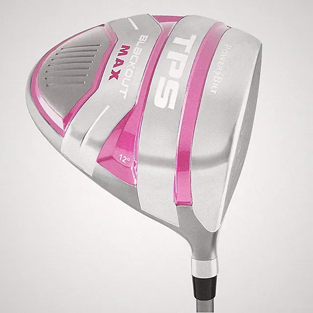 Powerbilt TPS Blackout Max Women's Driver 12º RH White/Pink -New!