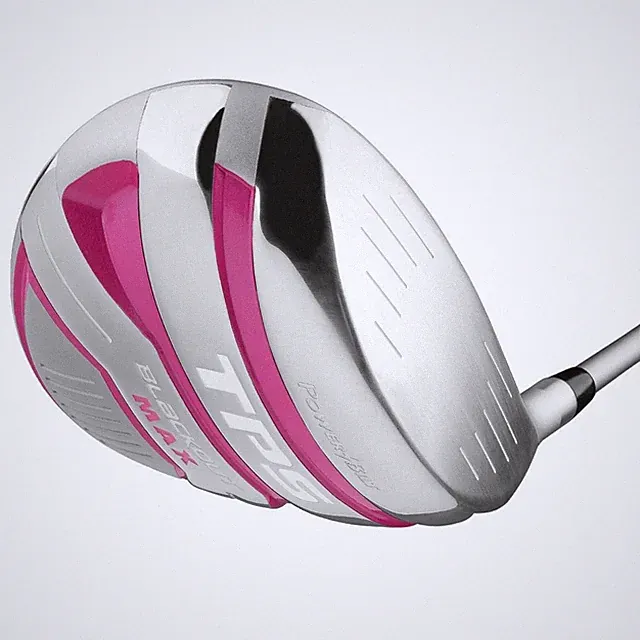 PowerBilt TPS Blackout Max Women’s Driver RH 12° 460cc White Pink Golf Club