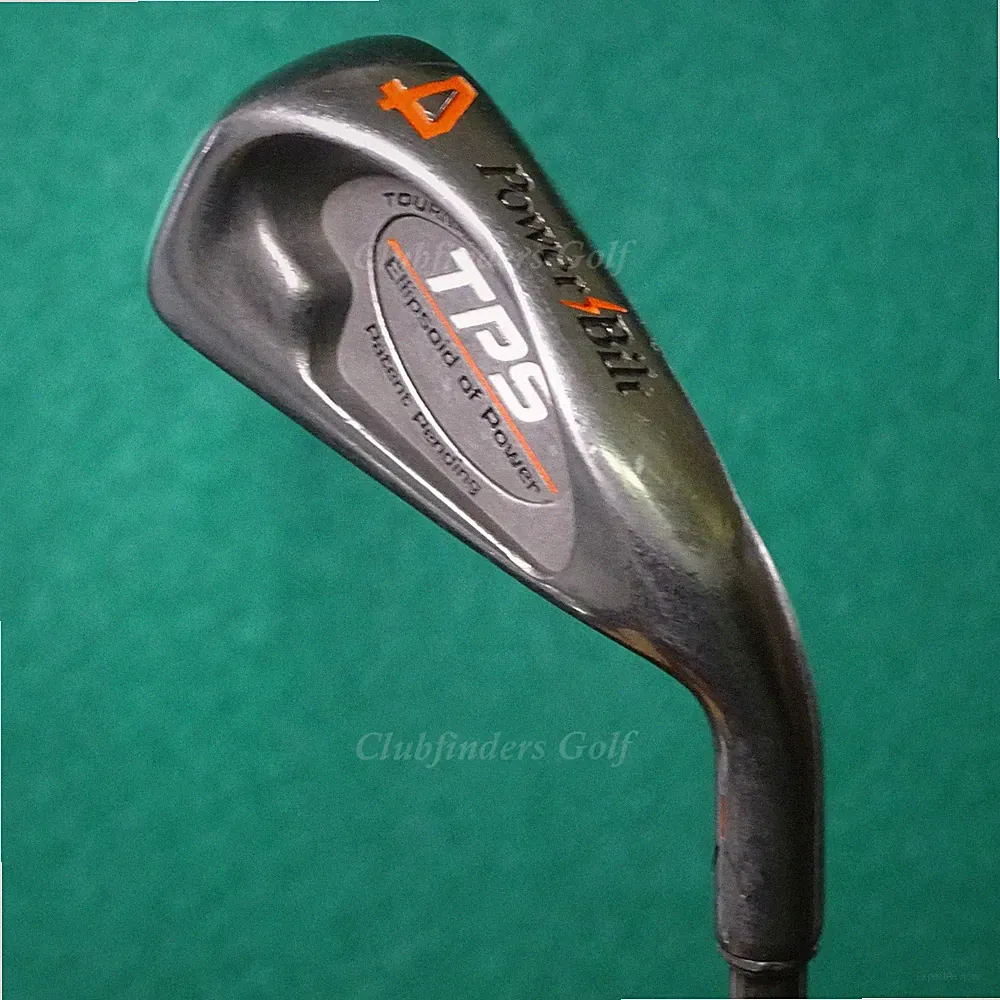 PowerBilt TPS Ellipsoid of Power Single 4 Iron Dynasty Plus Steel Regular
