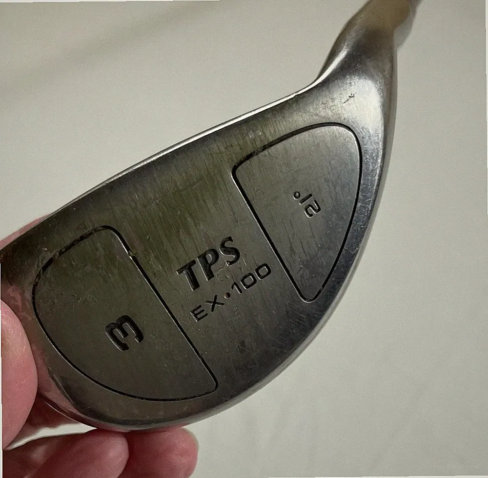 PowerBilt TPS EX-100 3 Hybrid Golf Club 21 Degree Opti-Flex Graphite RH