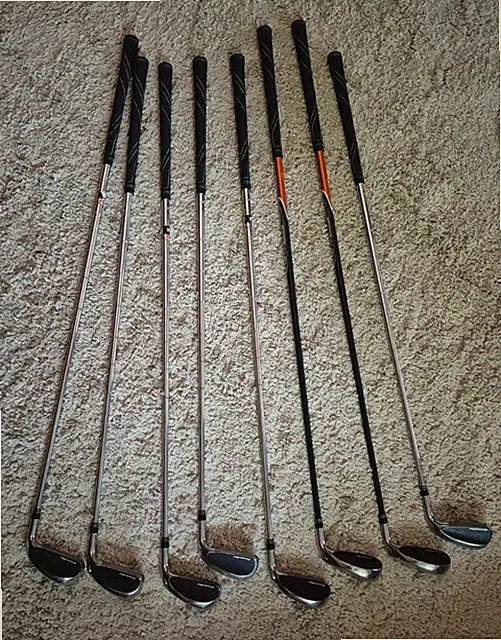 Powerbilt TPS EX-100 Hybrid Irons Set 3-PW Opti Flex Uniflex Steel/Graphite