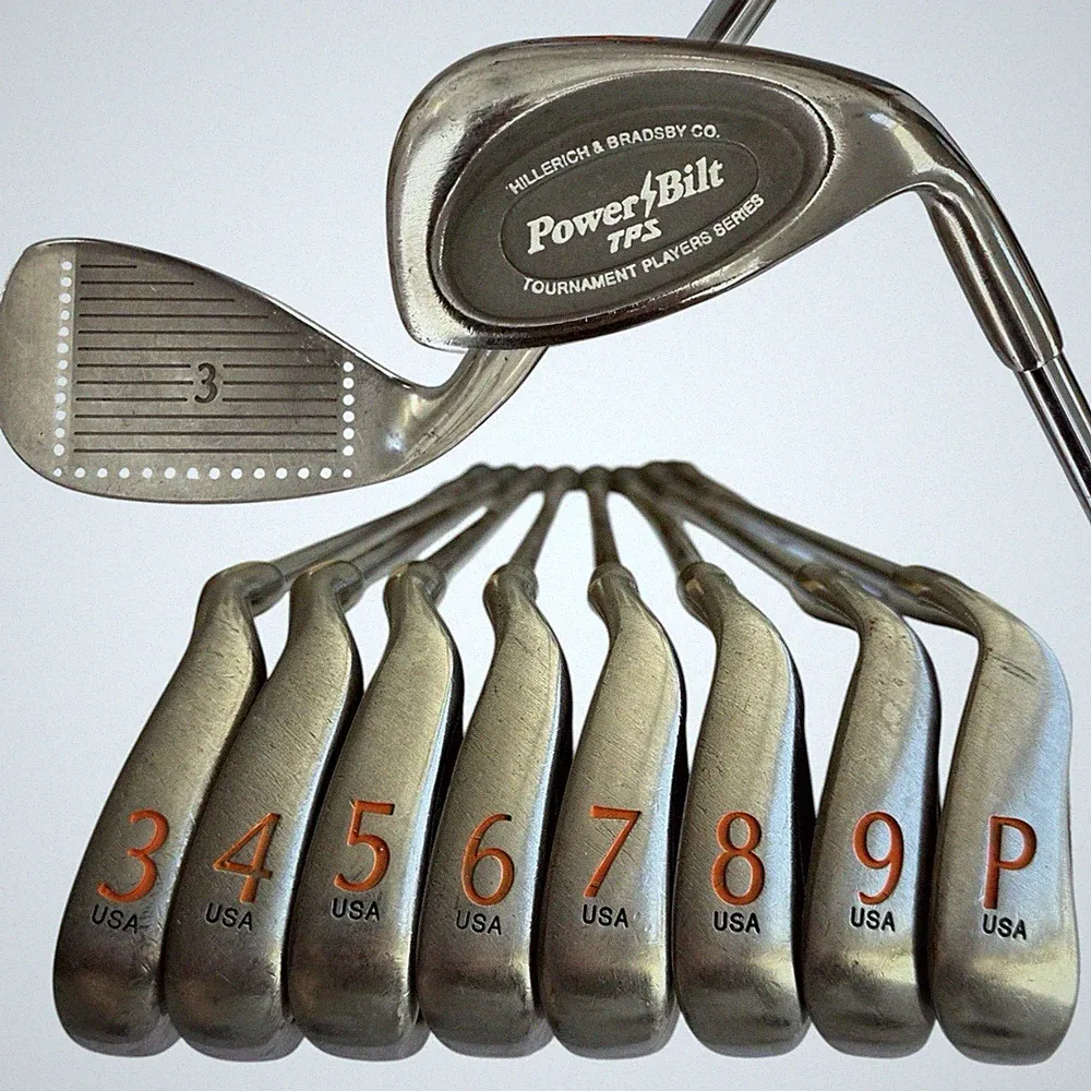 PowerBilt TPS Tourny Player Iron Set 3-PW Right Hand Regular Flex Steel Shafts