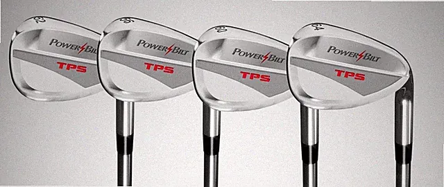 Powerbilt TPS Wedges 52º - 56º - 60º - 64º (Available Right and Left Handed) NEW