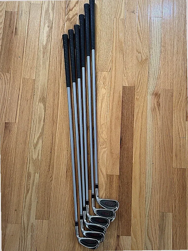 PowerBilt TPX Iron Set 6-7-8-9-PW-SW Graphite Shafts RH High Modulus Golf Clubs