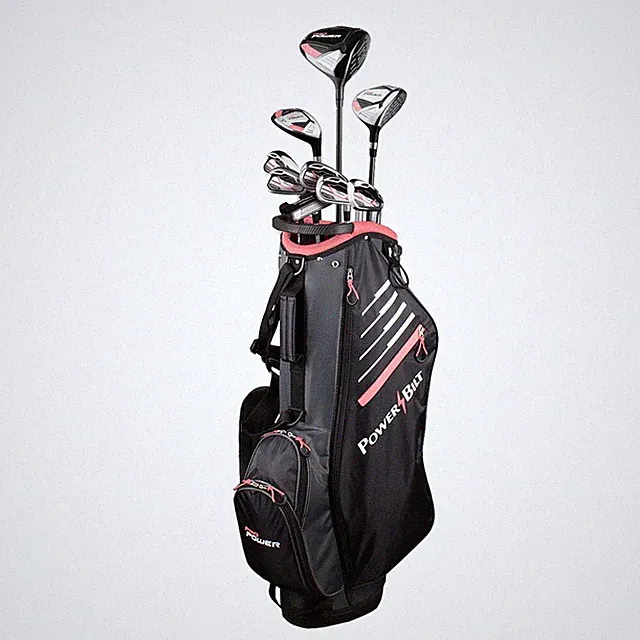 PowerBilt Women's Pro Power Petite Golf Set | #1W,3W,#6H, 7-SW, Putter & Bag