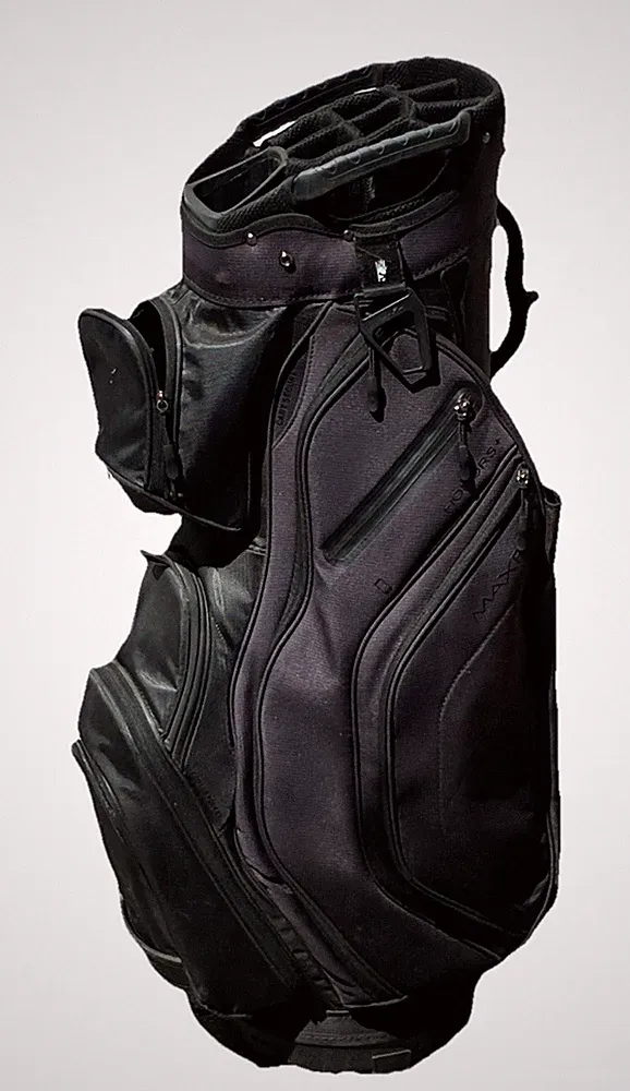 Pre Owned Maxfli Honors+ 14-Way Golf Cart Bag 9 Zipper Pockets & Cooler Pocket