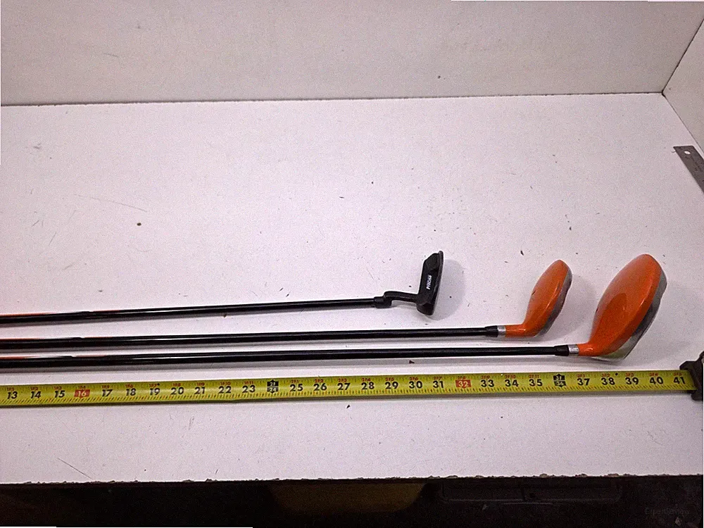 Precise Golf M7 3 Piece Golf Clubs Set RH DRIVER HYBRID PUTTER NEEDS NEW GRIPS