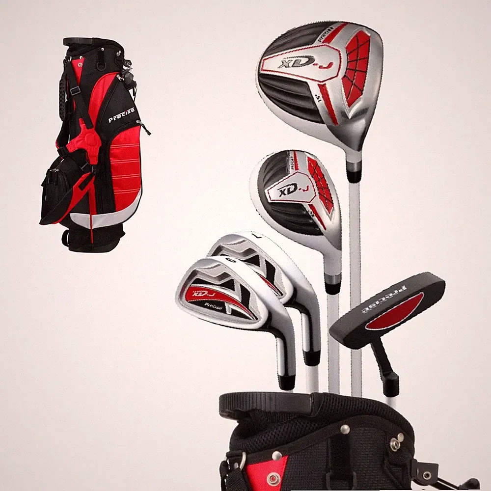 Precise - Junior Golf Club Set - Red Ages 6-8, Right Hand, 6-8