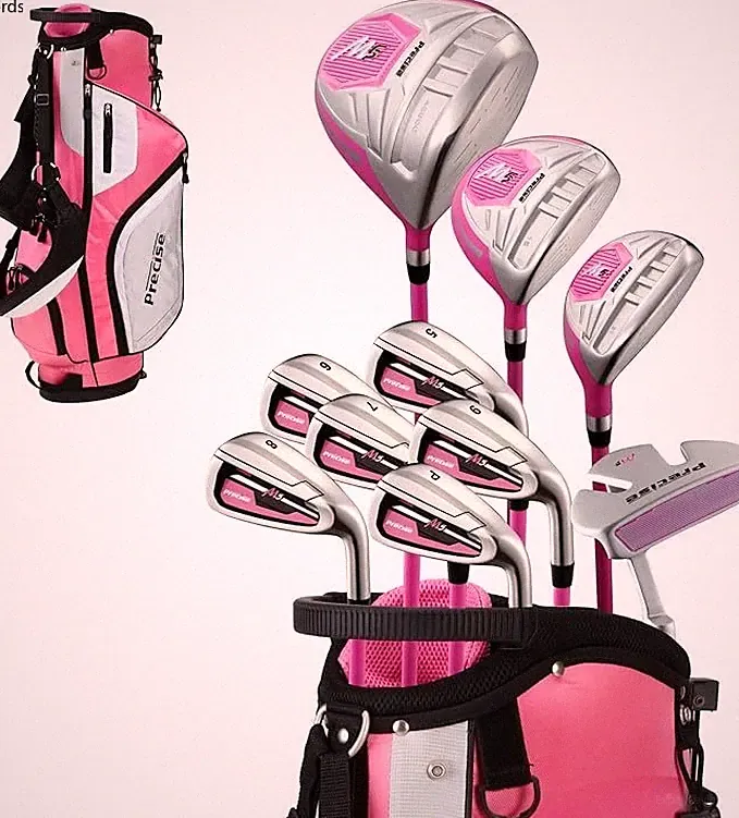 Precise M5 - Women's Golf Club Set - Pink | Titanium Driver, Stainless Fairway