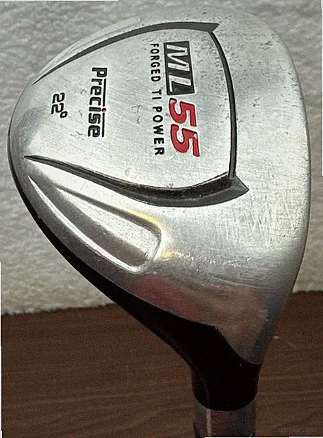 Precise ML 55 Forged Ti Power 22* 4 Hybrid Med-Firm Flex Graphite Shaft 39" RH