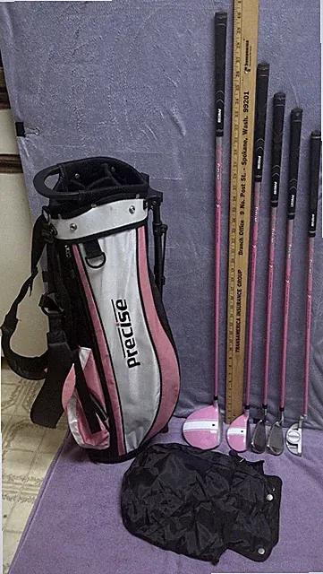 Precise Pink X7 Junior 5 Club With Bag Golf Set