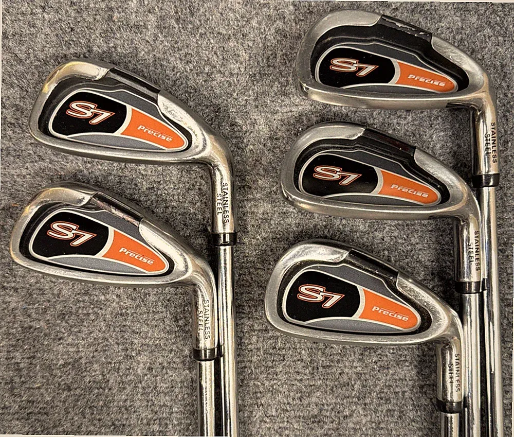 PRECISE S7 Golf Iron 6-PW Set Regular Mens Flex Steel Shafts