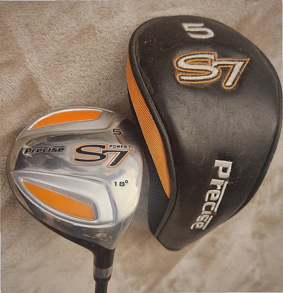 Precise S7 Power Ti 18° #5 Fairway Wood Power Launch Graphite Med-Firm Shaft 42"