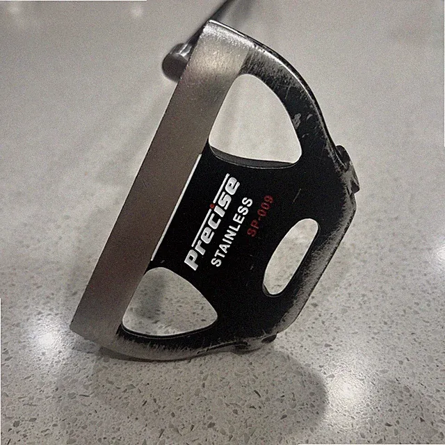Precise SP-009 Stainless Steel 36” Armlock Style Putter w/ 15” Putter Grip