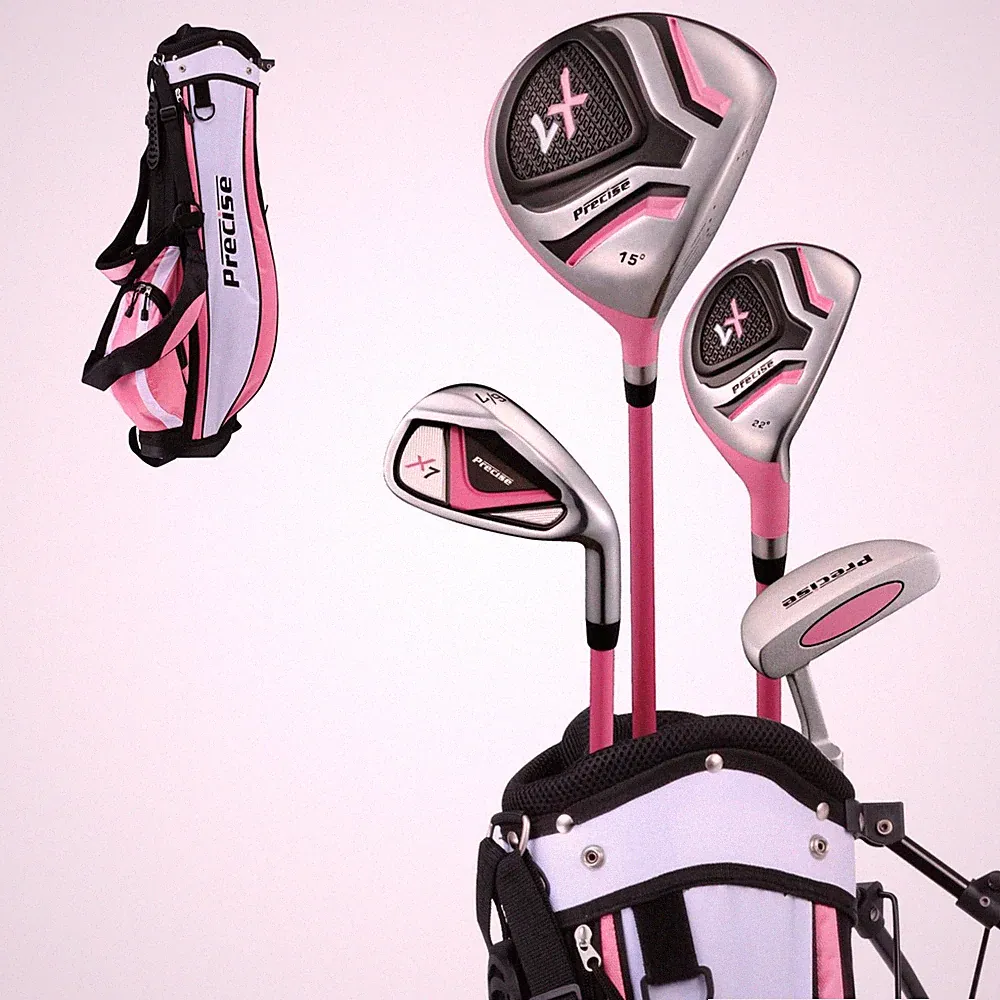 Precise X7 Junior Complete Kids Golf Clubs Set - Boys & Girls Left Handed...