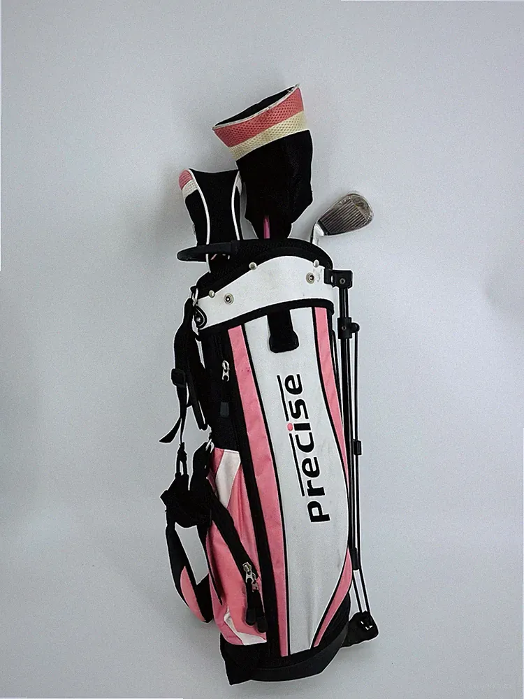 Precise X7 Junior Golf Club Set 3 Clubs New Sealed & Stand Bag Kids Girls Pink