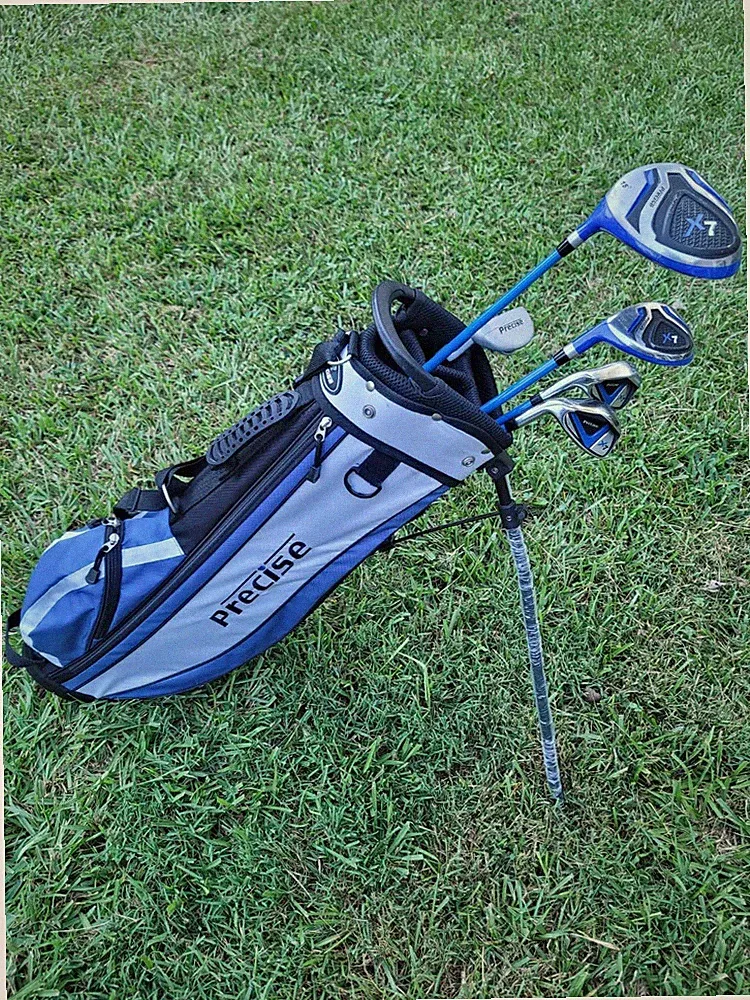 Precise X7 Junior Golf Clubs Complete Set 5 Club's + Bag for Kids Age – 9-12
