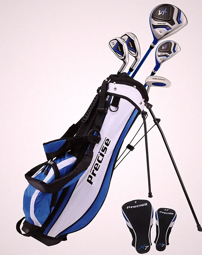 Precise X7 Junior Right Hand Golf Clubs Complete Set for Children – 3 Age Groups